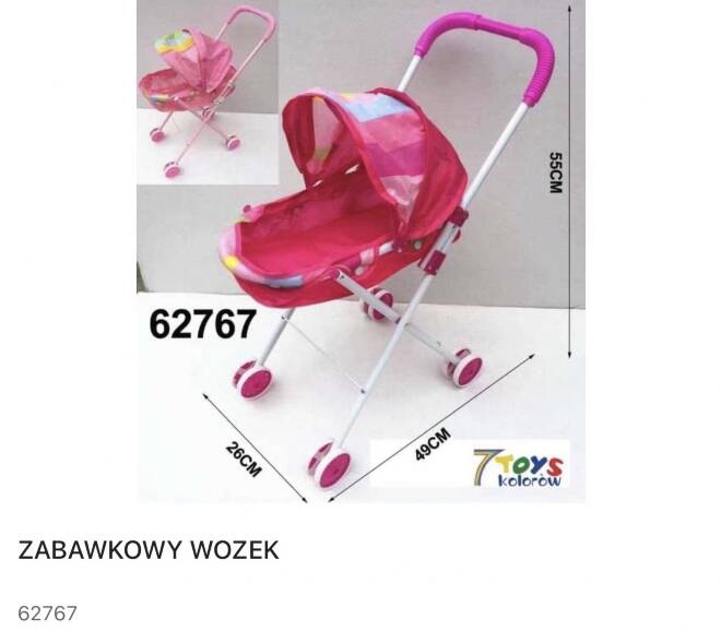 Zabawkowy 62767 Mix KOLOR  Standard