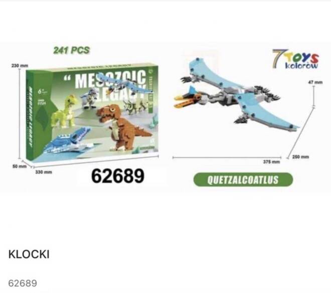 Klocki 62689 1 kolor  Standard 1