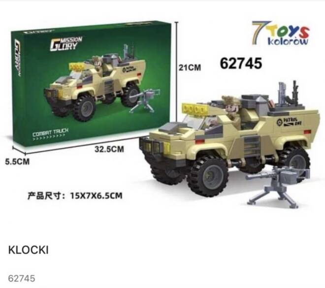 Klocki 62745 1 kolor  Standard 1