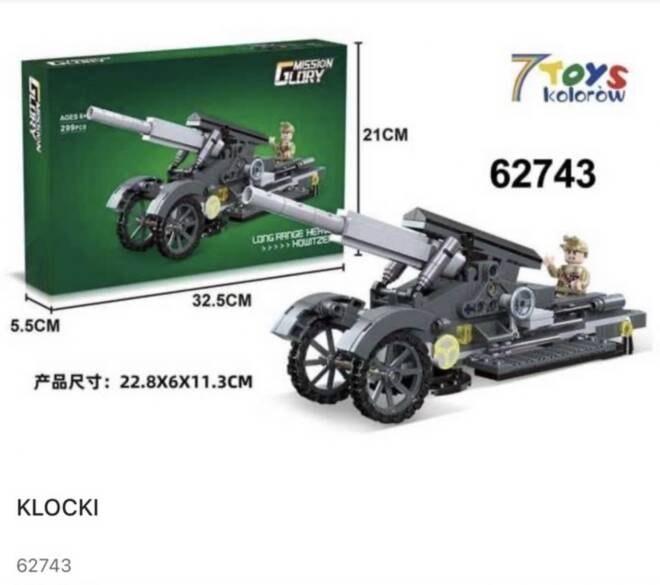 Klocki 62743 1 kolor  Standard