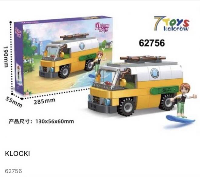 Klocki 62756 1 kolor  Standard