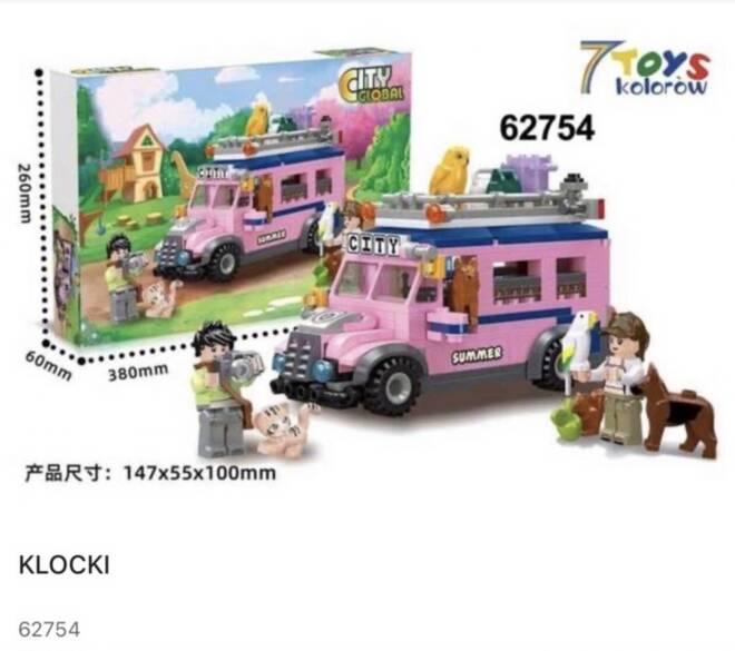 Klocki 62754 1 kolor  Standard 1