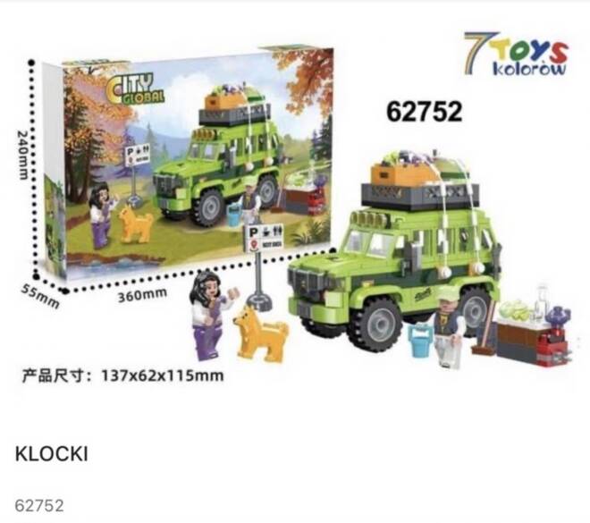 Klocki 62752 1 kolor  Standard 1