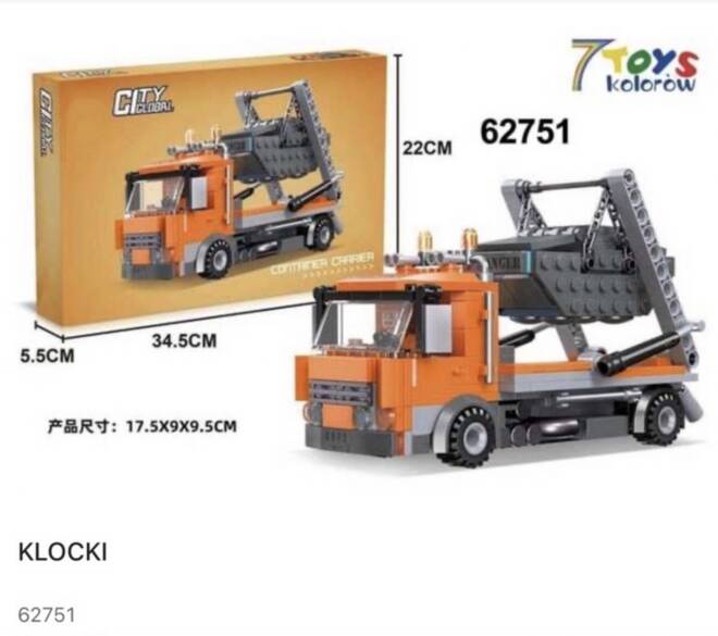 Klocki 62751 1 kolor  Standard