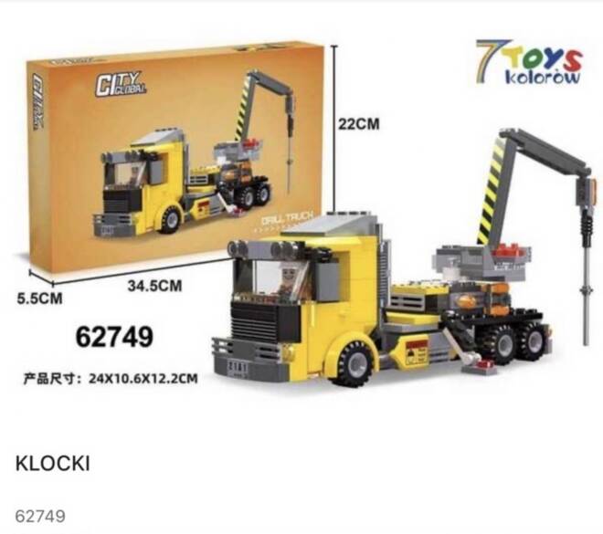 Klocki 62749 1 kolor  Standard 1