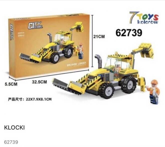 Klocki 62739 1 kolor  Standard 1