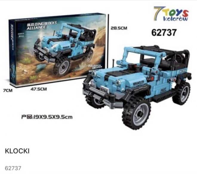 Klocki 62737 1 kolor  Standard 1