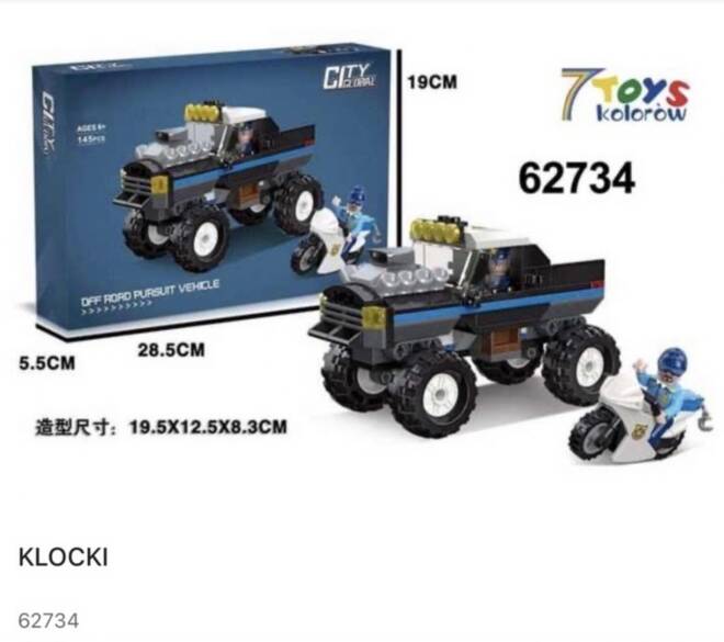 Klocki 62734 1 kolor  Standard 1