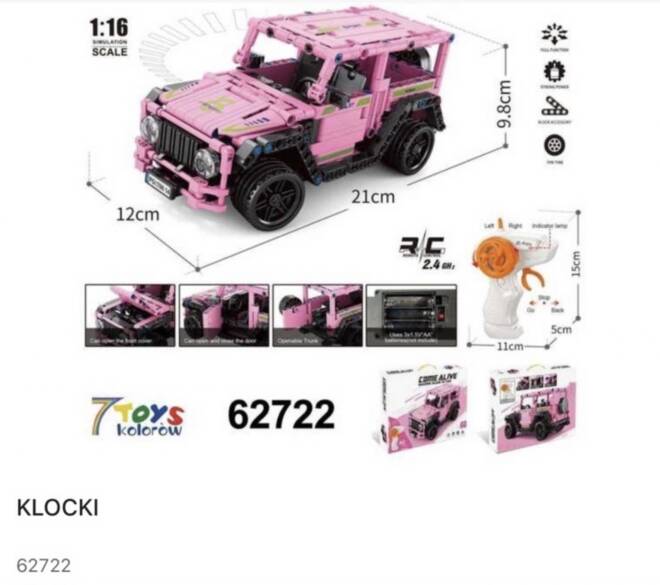 Klocki 62722 1 kolor  Standard 1