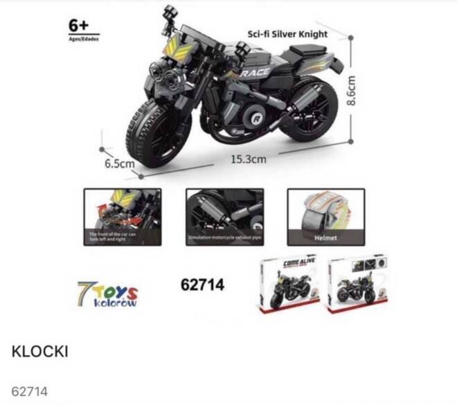 Klocki 62714 1 kolor  Standard 1