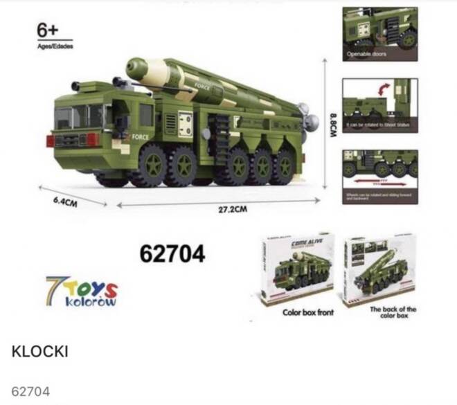 Klocki 62704 1 kolor  Standard 1