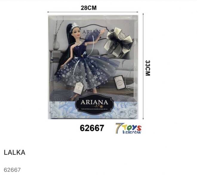 Lalka 62667 Mix KOLOR  Standard