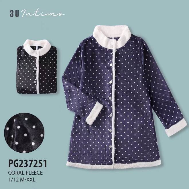 Szlafrok damskie PG237251 Mix KOLOR  M-2XL (Towar Tureckie) 1