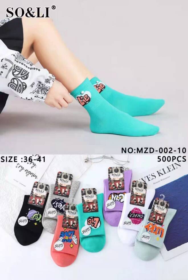 Skarpety damskie MZD-002-10 Mix KOLOR  36-41 1