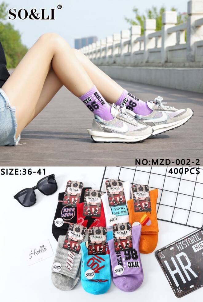 Skarpety damskie MZD-002-2 Mix KOLOR  36-41