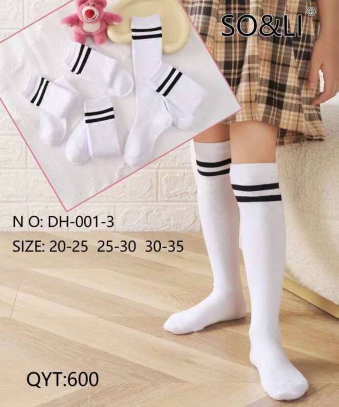 Podkolanówki dziecięce DH-001-3 1 kolor  20-35 1
