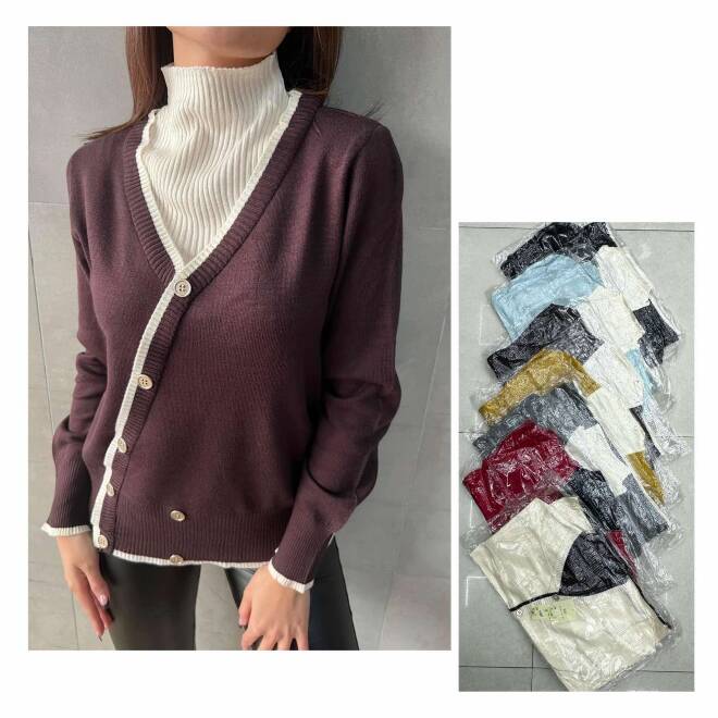 Sweter damskie 7149 Mix KOLOR  Standard (Towar Polskie) 1