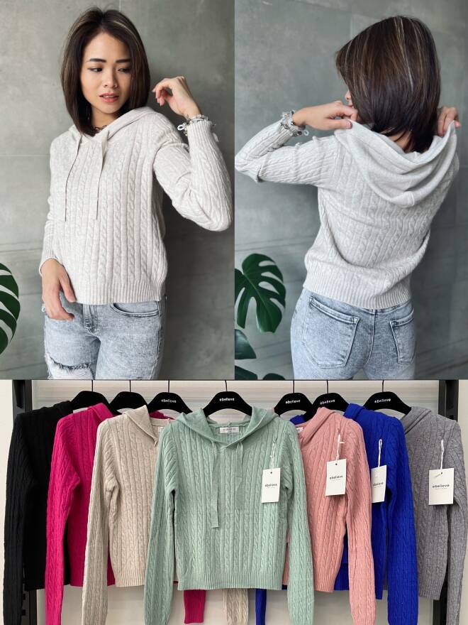 Sweter damskie 7152 Mix KOLOR  Standard (Towar Polskie)