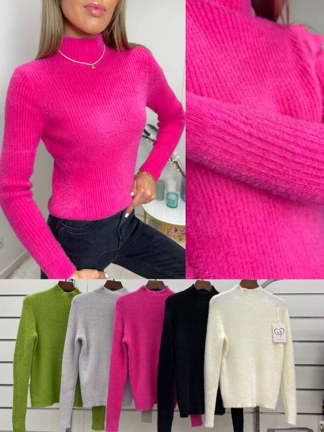 Sweter damskie 7155 Mix KOLOR  Standard (Towar Polskie) 1