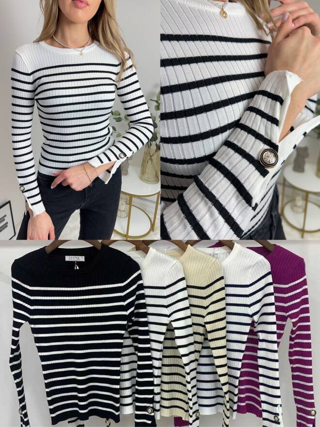 Sweter damskie 7159 Mix KOLOR  Standard (Towar Polskie)