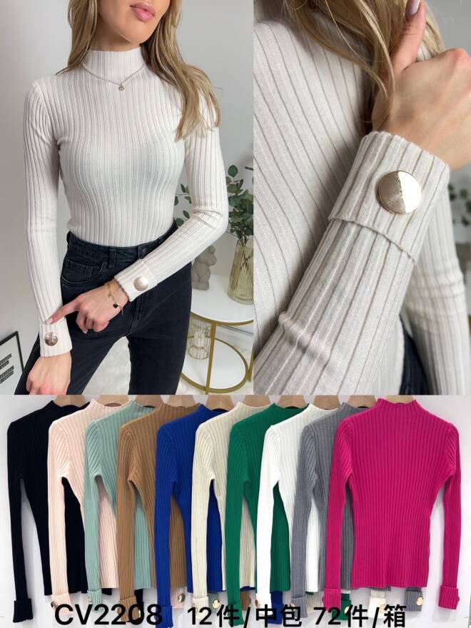 Sweter damskie 7161 Mix KOLOR  Standard (Towar Polskie) 1