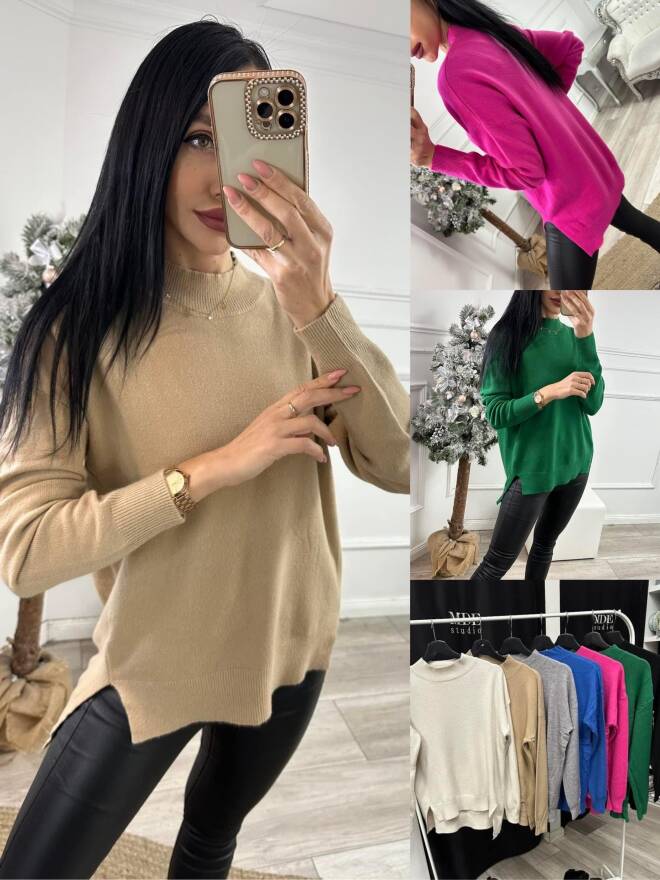 Sweter damskie 7165 Mix KOLOR  Standard (Towar Polskie)