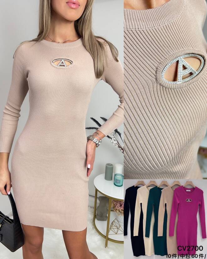 Sukienki damskie 7169 Mix KOLOR  Standard (Towar Polskie)