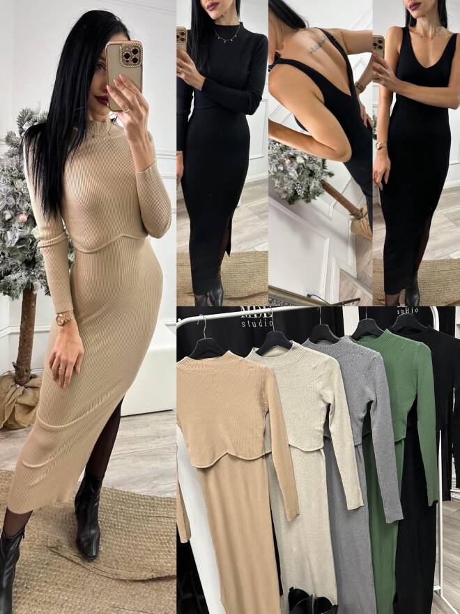 Sukienki damskie 7172 Mix KOLOR  Standard (Towar Polskie)