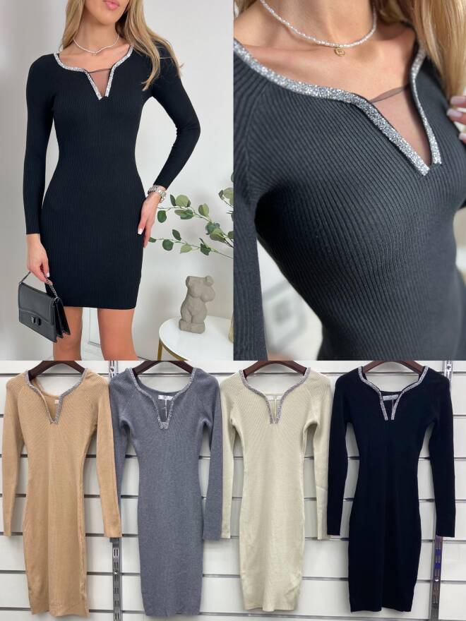 Sukienki damskie 7176 Mix KOLOR  Standard (Towar Polskie)