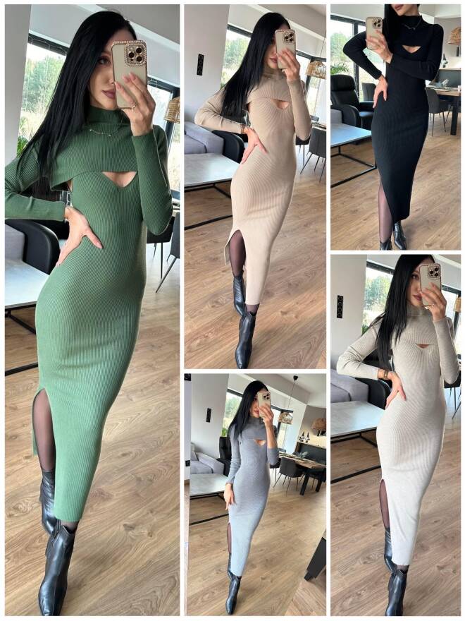 Sukienki damskie 7177 Mix KOLOR  Standard (Towar Polskie)