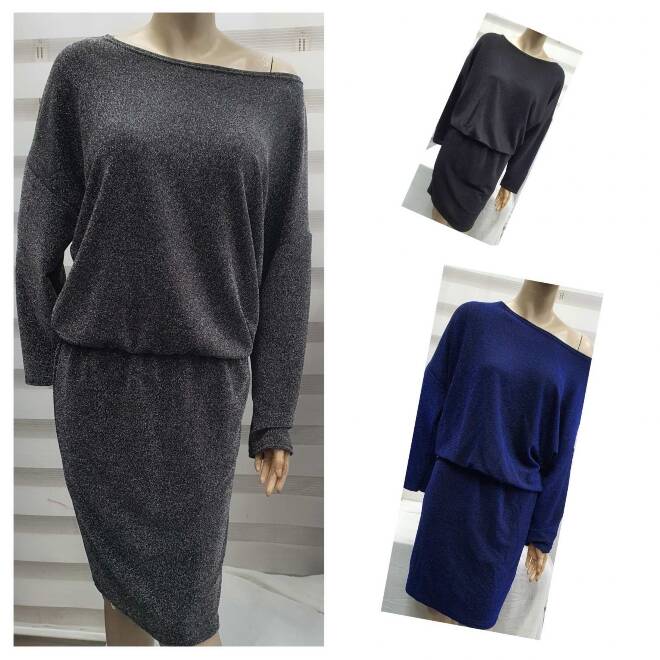 Sukienka damskie 7590 1 kolor  M-3XL (Towar Polskie)