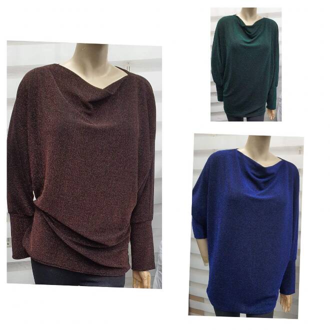 Bluzka damskie 7598 1 kolor  Standard (Towar Polskie)