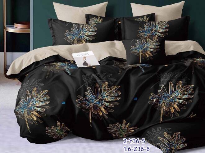 Komplet Pościeli 4 Części  7616 1 kolor  160x200cm