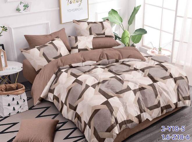 Komplet Pościeli 4 Części  7620 1 kolor  160x200cm