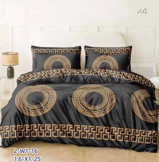 Komplet Pościeli 4 Części  7634 1 kolor  160x200cm