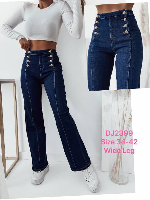 Jeansy damskie DJ2399 1 kolor 34-42 1