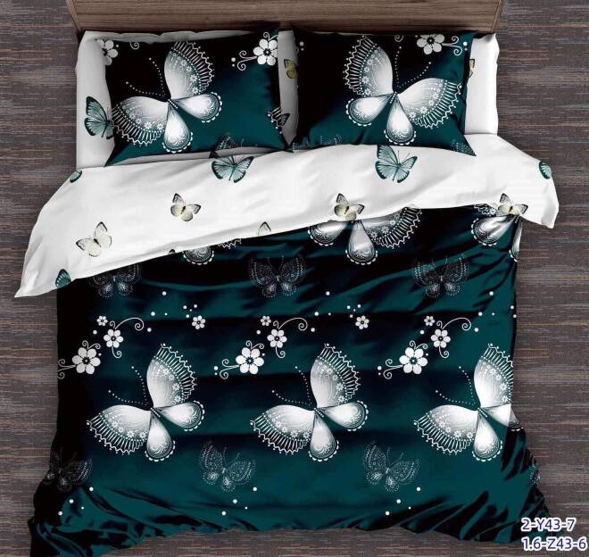 Komplet Pościeli 4 Części  7706 1 kolor  200x220cm