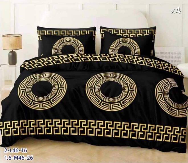 Komplet Pościeli 4 Części  7733 1 kolor  200x220cm 1