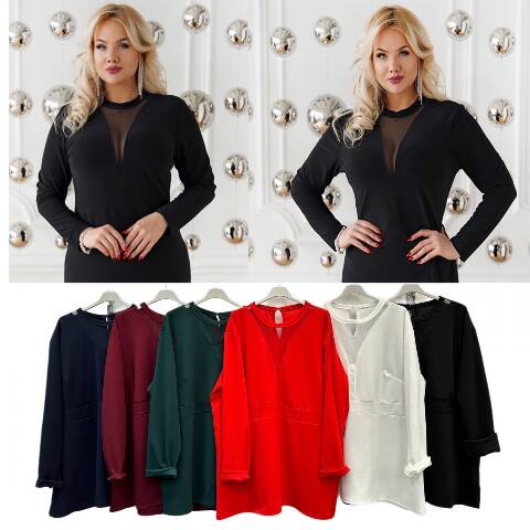 Bluzka damskie 8116 Mix kolor Standard (Towar Włoskie) 1