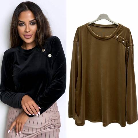 Bluzka damskie 8120 Mix kolor Standard (Towar Włoskie)