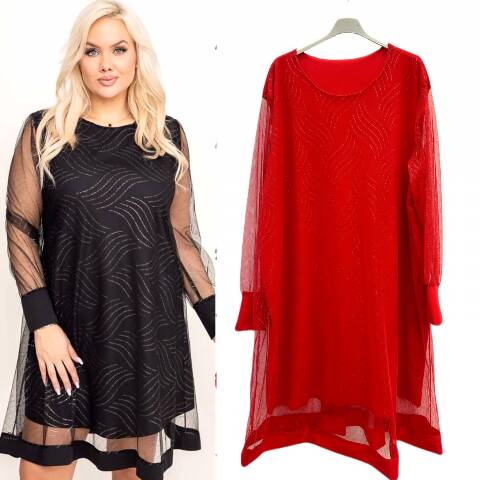 Sukienka damskie 8127 Mix kolor Standard (Towar Włoskie)