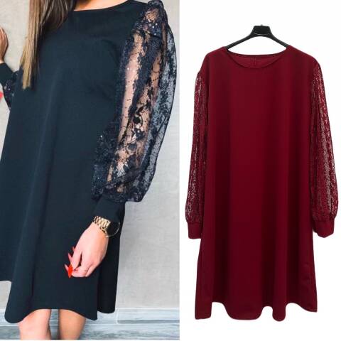 Sukienka damskie 8128 Mix kolor Standard (Towar Włoskie)