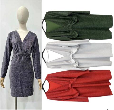 Sukienka damskie 8129 Mix kolor Standard (Towar Włoskie)