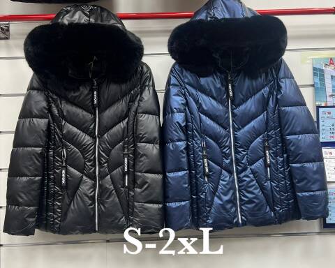 Kurtka damskie zimowa 8444 1 kolor S-2XL