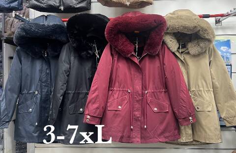 Kurtka damskie zimowa 8447 1 kolor 3XL-7XL 1