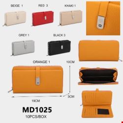 Portfel damskie MD1025 Mix kolor Standard