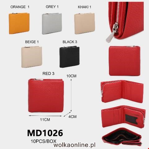 Portfel damskie MD1026 Mix kolor Standard
