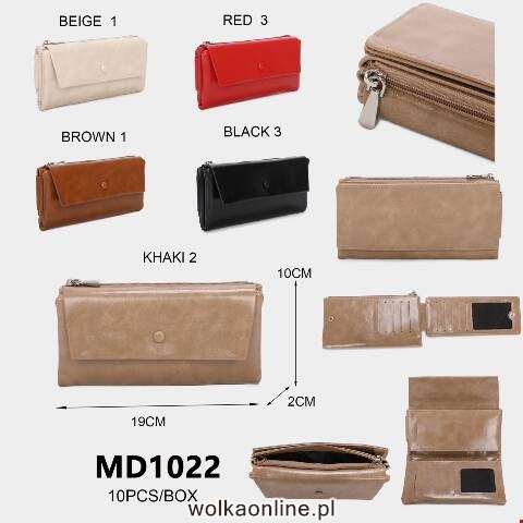 Portfel damskie MD1022 Mix kolor Standard