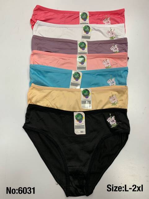 Majtki damskie 6031 Mix kolor L-2XL 1