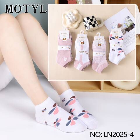 Stopki damskie LN2025-4 Mix kolor 35-42